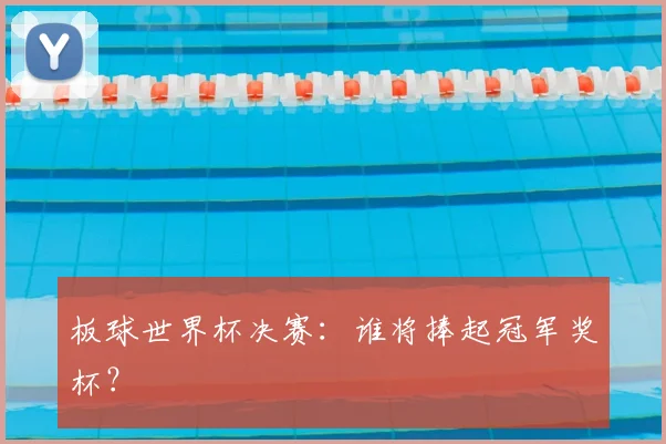 板球世界杯决赛:谁将捧起冠军奖杯?